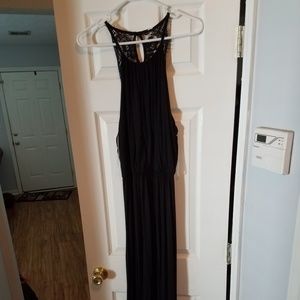 Long black dress